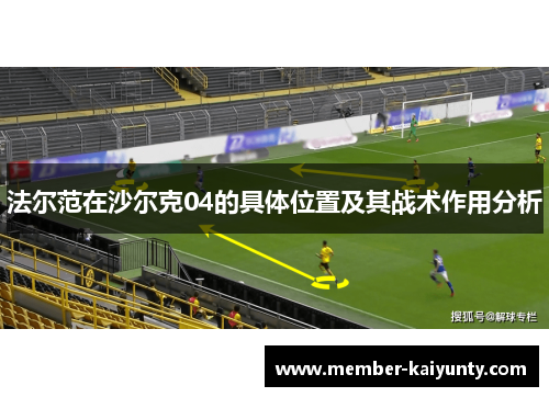 法尔范在沙尔克04的具体位置及其战术作用分析 法尔范在沙尔克04的具体位置及其战术作用分析
