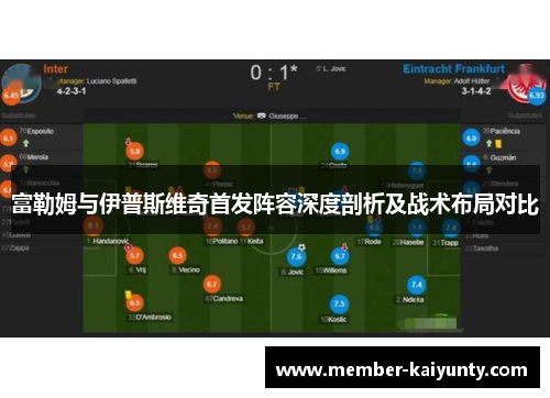 富勒姆与伊普斯维奇首发阵容深度剖析及战术布局对比